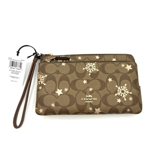 3317 COACH DOUBLE ZIP WALLET - Picture 8 of 8